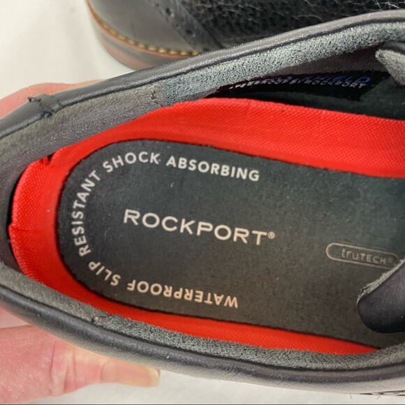 Rockport Dustyn Leather Wingtip Oxfords Black 11 main image 5